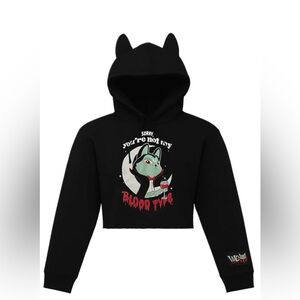 Killstar Blood Type Crop Hoodie
